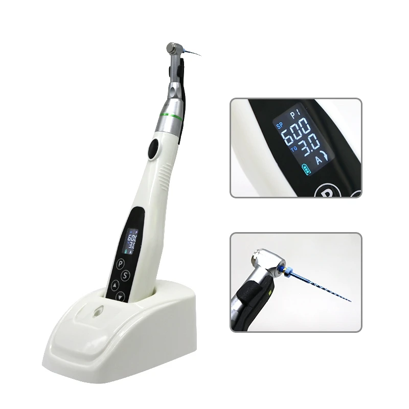 

16:1 Standard Contra Angle Low Speed Handpiece DentistryEndodontic Instrument Dental Wireless Endo Motor Smart With LED Lamp