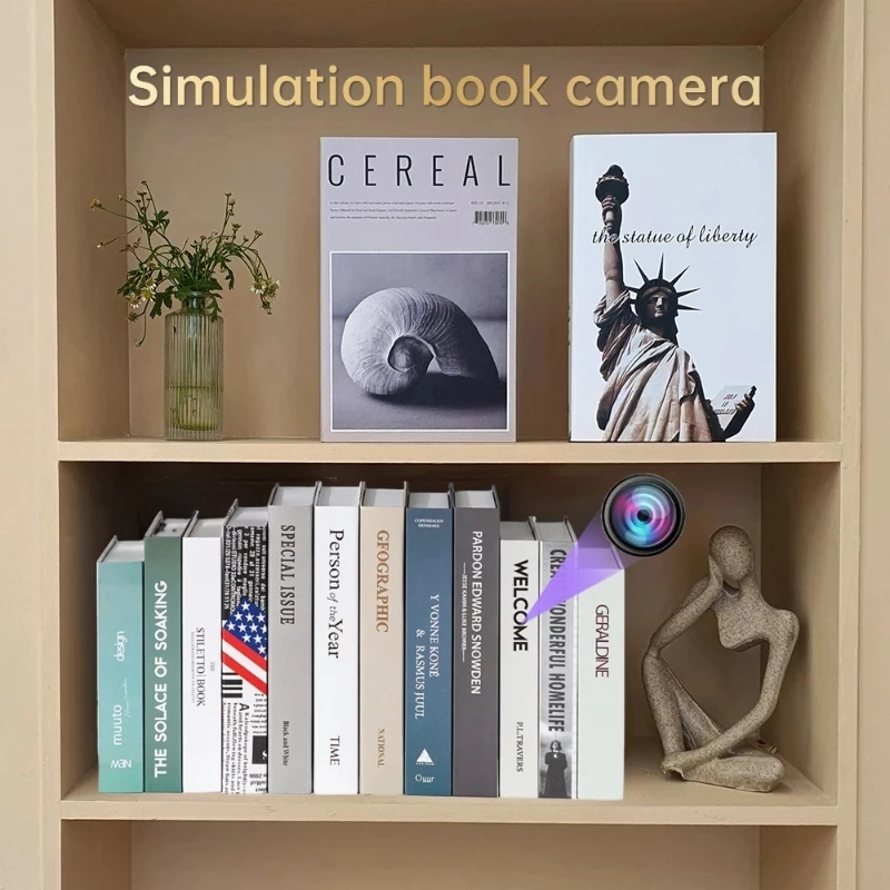 

Book Cam 1080P Full HD Mini Camera with WIFI Wireless Simulation Book Camera Book Cam IP P2P Home Security Camera Nanny Cam