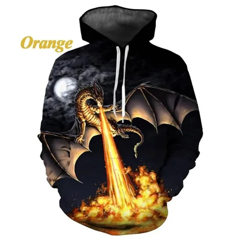 

Мужские толстовки с 3d-рисунком дракона популярные толстовки с рисунком мифа животного детский Модный пуловер Женская Спортивная толстовка в стиле Харадзюку Толстовка Свитшот