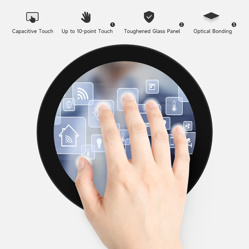 Круглый сенсорный экран. Круглые lcd панель. Круглый сенсорный экран. Круглый смартфон. Круглый сенсорный экран.