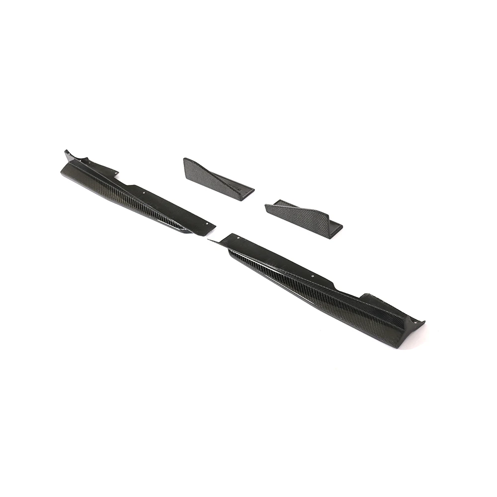 

4pcs/set A Style Carbon Side Skirts for Audi TT MK3 Type 8S TTS TTRS TT SLINE 2-Door 2015-2018