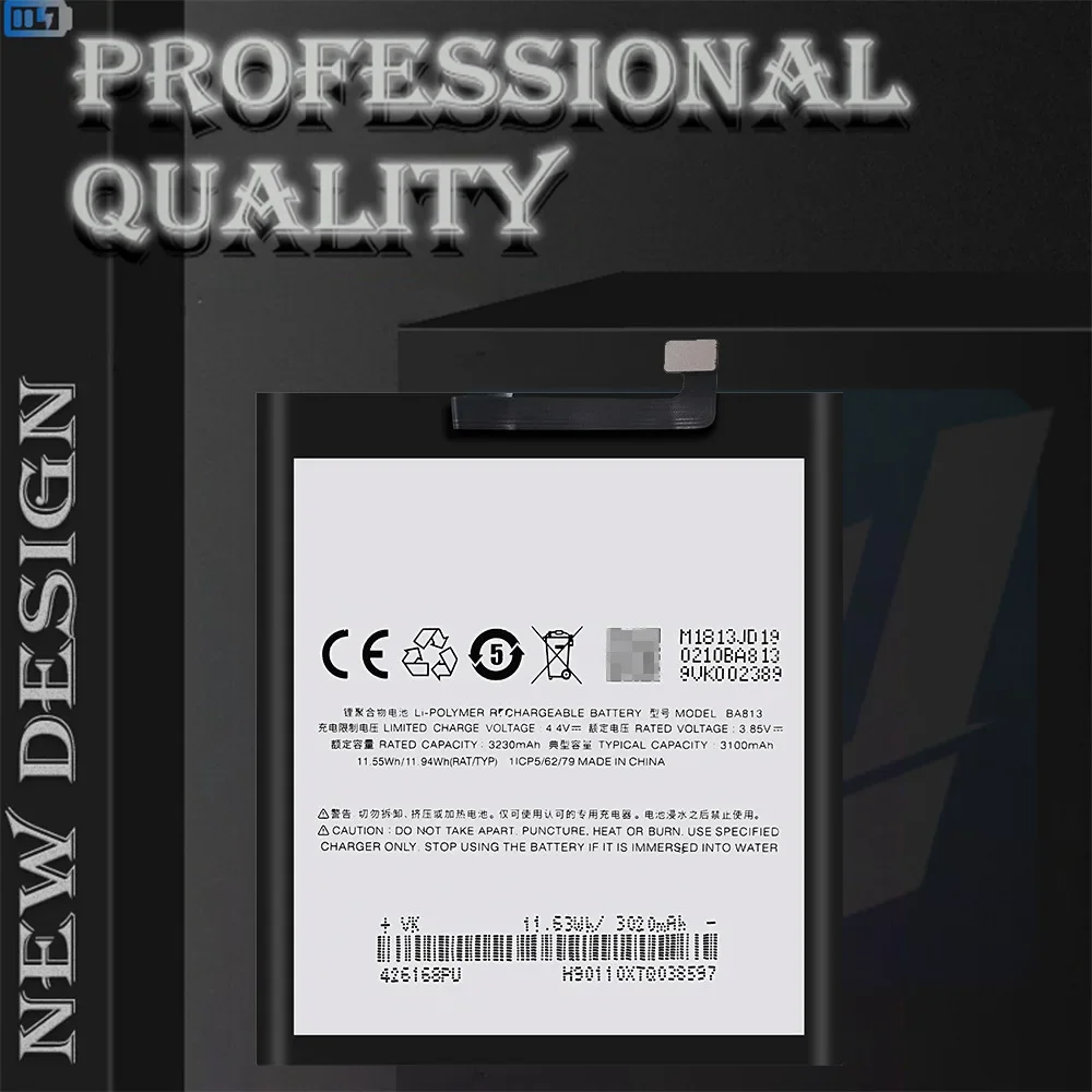 НОВЫЙ аккумулятор BA813 3100 мАч для Meizu V8 Pro M8 M813Q M813H BA-813 высококачественный смартфона