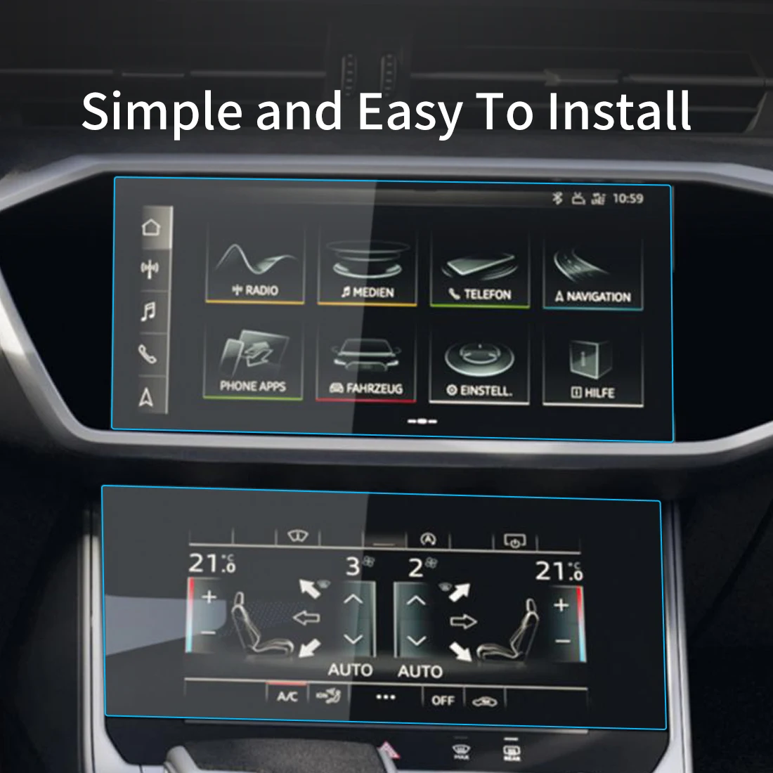 

Автомобильные наклейки, Защита экрана для Audi S6 2023, дисплей навигатора, Аксессуары для автомобилей