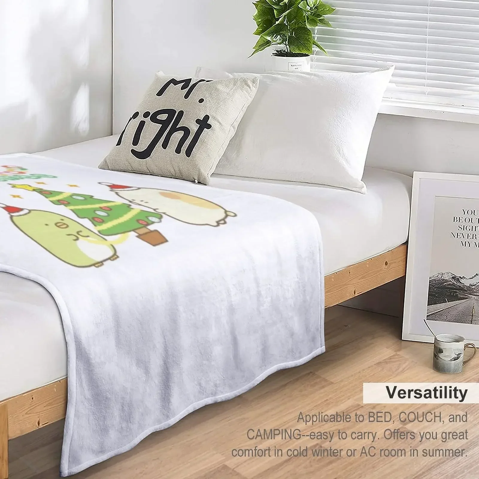 Рождественское одеяло Sumikko gurashi пушистые одеяла для кровати