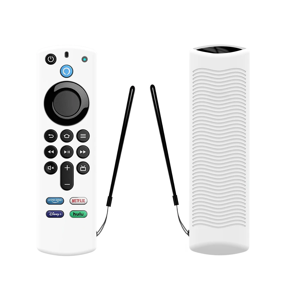 

Silicone Cover for 2021 Amazon Alexa Voice Fire TV Stick 3rd Gen Remote Control Luminous Protective Sheath
