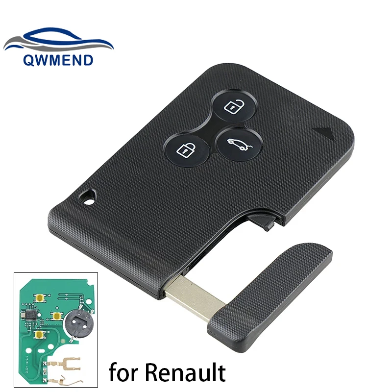 Автомобильный Дистанционный ключ для Renault Megane II Scenic Grand 2003 2004 2005 2006 2007 3 кнопки |