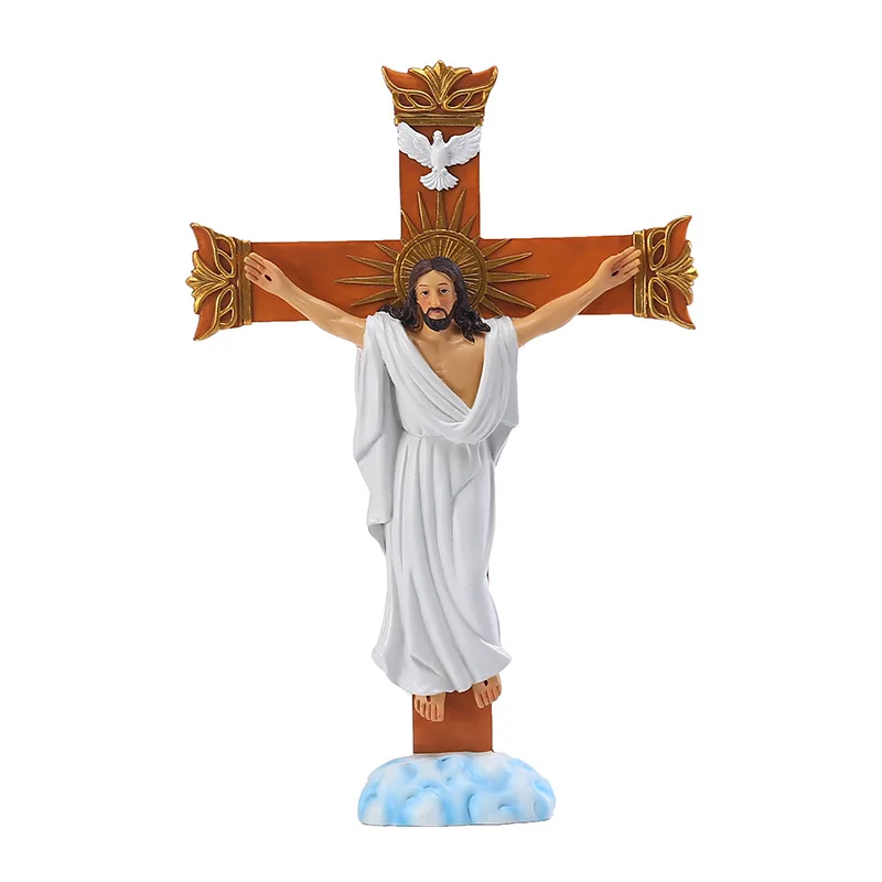 

Holy Trinity Cross Wall Decor Jesus Ascended To Heaven Day Chrisitian Religious Crucifixo Catholic Church Orthodox Figures