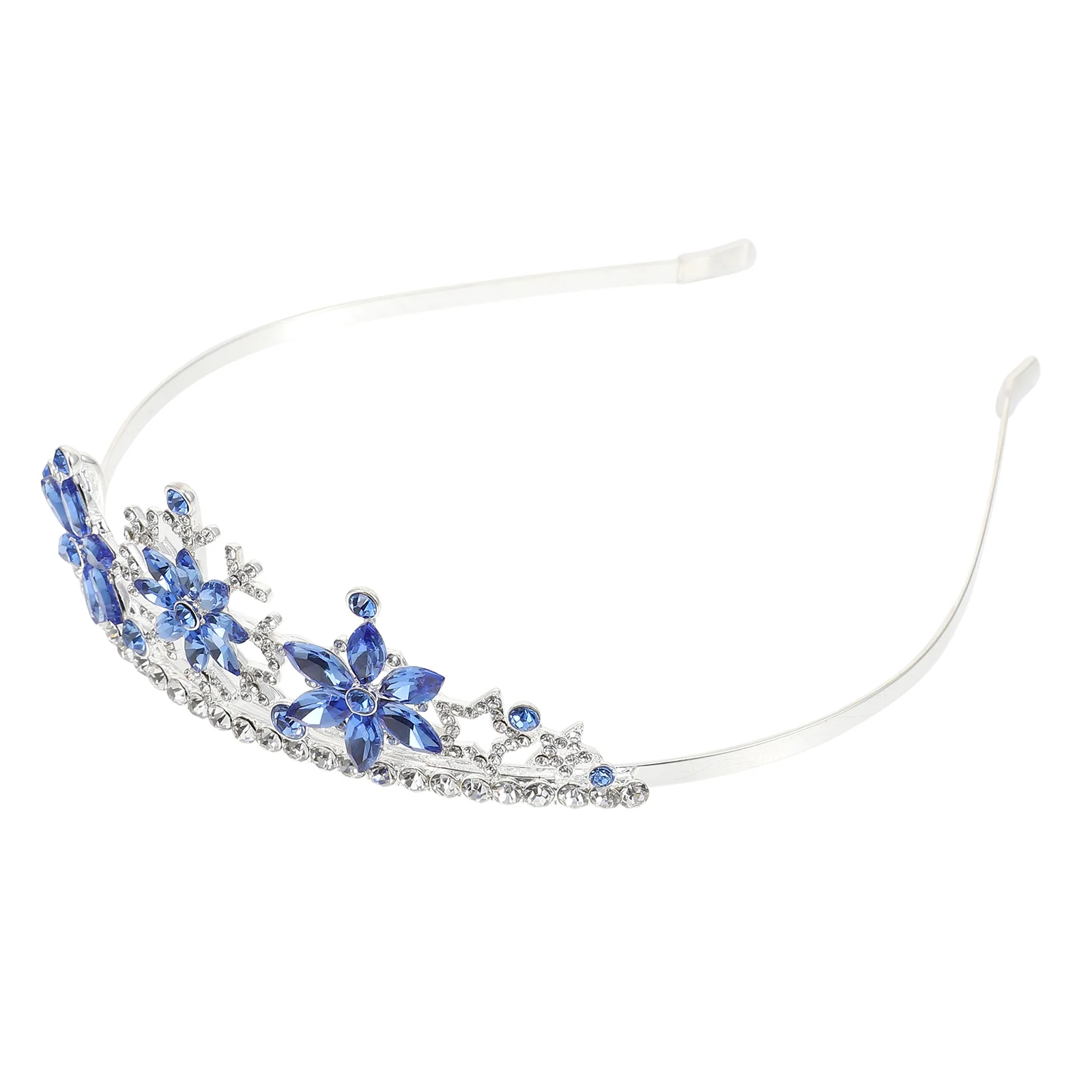 

Zircon Exquisite Crown Hairband Bride Headband Rhinestones Alloy Headdress Chic Tiara Child Decorations