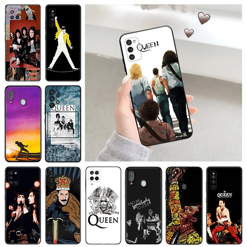 

Soft Phone Cases For Samsung Galaxy A34 a54 A50 A70 A03 S A40 A30 A20 A10 E A01 A02 A04 Freddie Mercury Queen Band Matte Cover