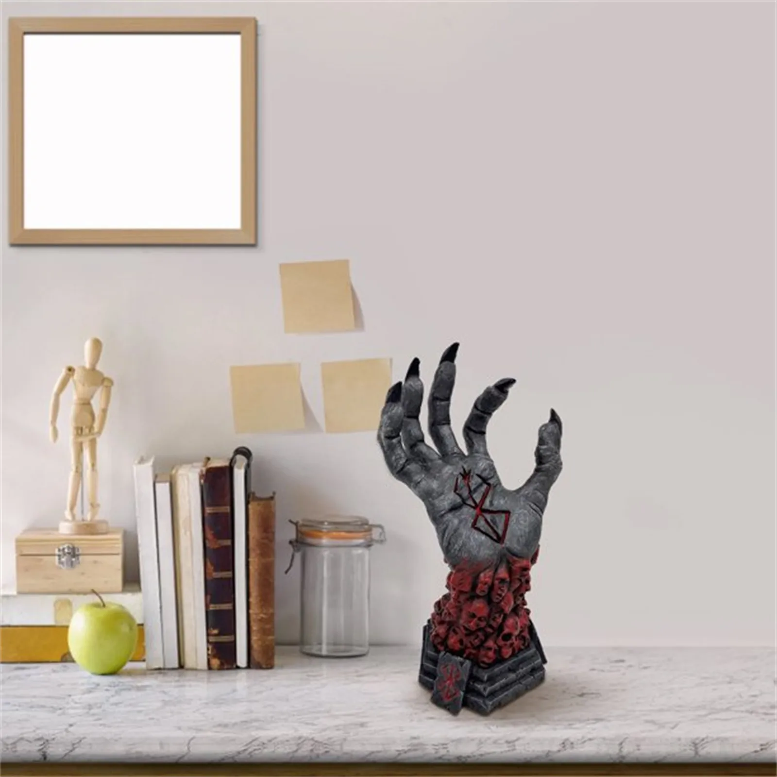 Готическая статуя ведьма креативное украшение из смолы настенные ключи в