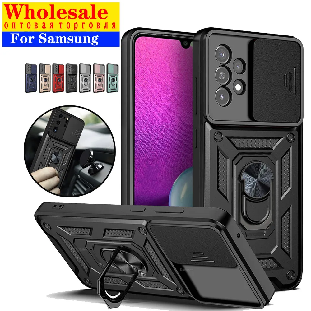 

Wholesale Armor Ring Holder Case For Samsung Galaxy A12 A22 A32 A42 A52 A72 A13 A33 A53 A73 M32 S20 Plus FE S22 Ultra A21S Cover