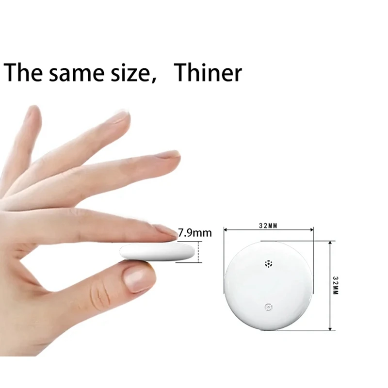 Для Airtag плоский сменный локатор умный Bluetooth GPS трекер работает с Apple Find My Itag