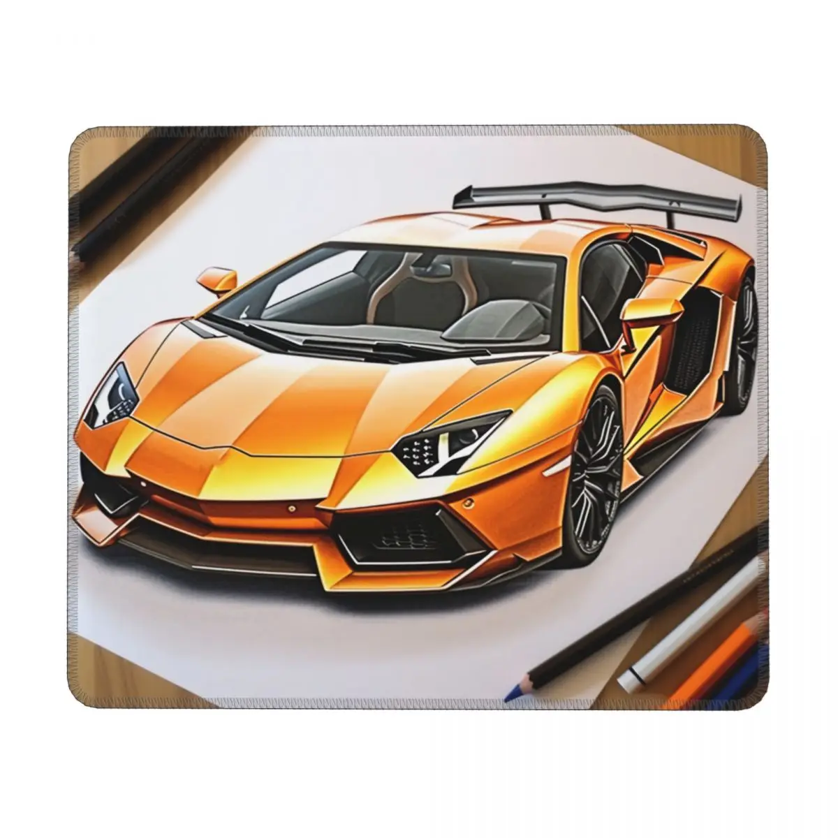 Art Rubber Desk Mousepad Non Slip Vintage Fantasy Mouse Pads