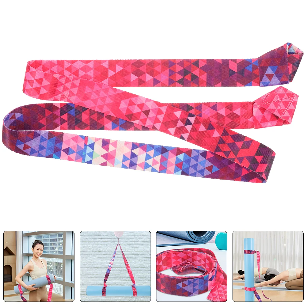 

2 Pcs Yoga Roller Carrier Skate Leashes Shoulder Strap Mat Carrying Band Workout Holder Cotton Sling