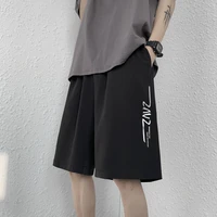 summer printed casual shorts men ice feeling oversized shorts korean fashion streetwear pants outdoor loose versatile shorts