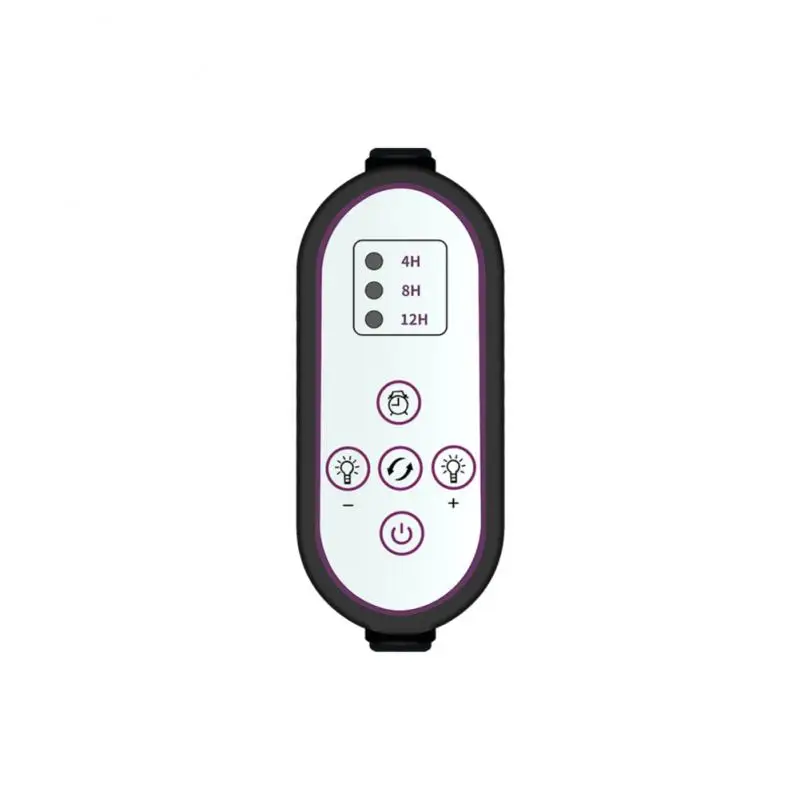 

With Timing Plant Growing Lamp 5v With Remote Control Long Endurance Usb Phyto Lamps Dimmable Brightness 360 Degrees Hose Metal