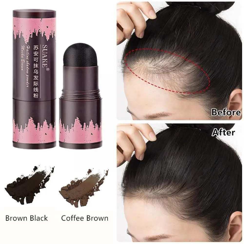 

Hairline Powder Forehead Shadow Powder Hair Concealer Lasting Cover Hair Line Root Cover Black Brown Natural Up Long Waterp M8V4