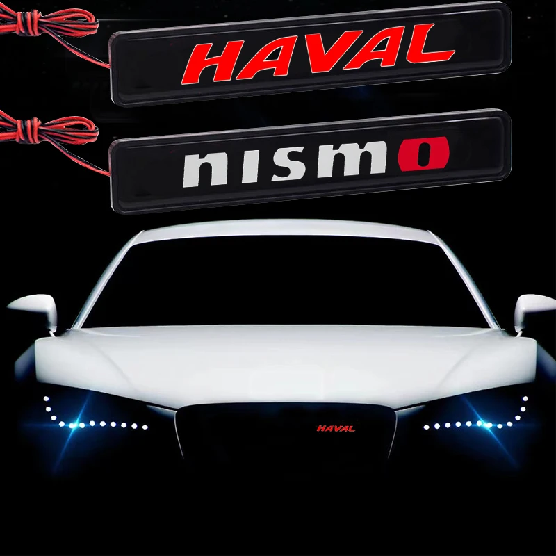 

1Pcs Car LED Front Hood Grille Emblem Badge Decorative Light For Lada VESTA Niva Kalina Priora Granta Largus SAMARA Accessories