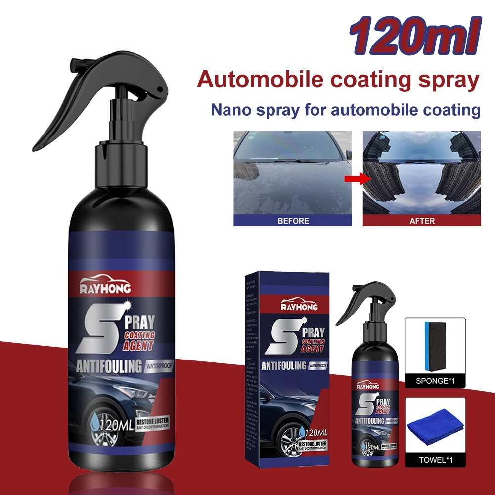 

120ml Car Paint Repair Ceramic Nano Coating Liquid Spray Nano Crystal Hydrophobic Layer Polishing Paint Coating Agent