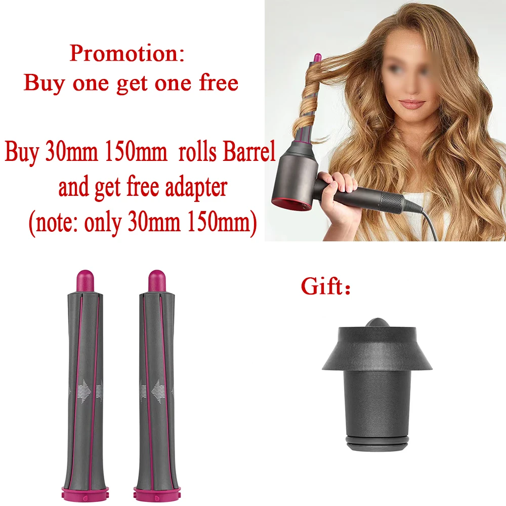 

30mm Attachment Barrel For Dyson 970289-01 For Airwrap150mm Version For Airwrap Long Hair Curling Iron Curling Tube Long Barrel