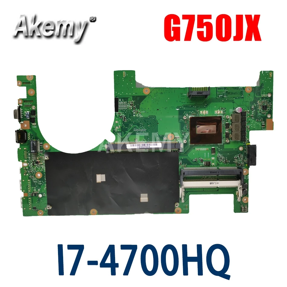 

Материнская плата для ноутбука Akemy 90NB00N1-R00010 материнская плата ASUS ROG G750JX w/ I7-4710HQ 2D