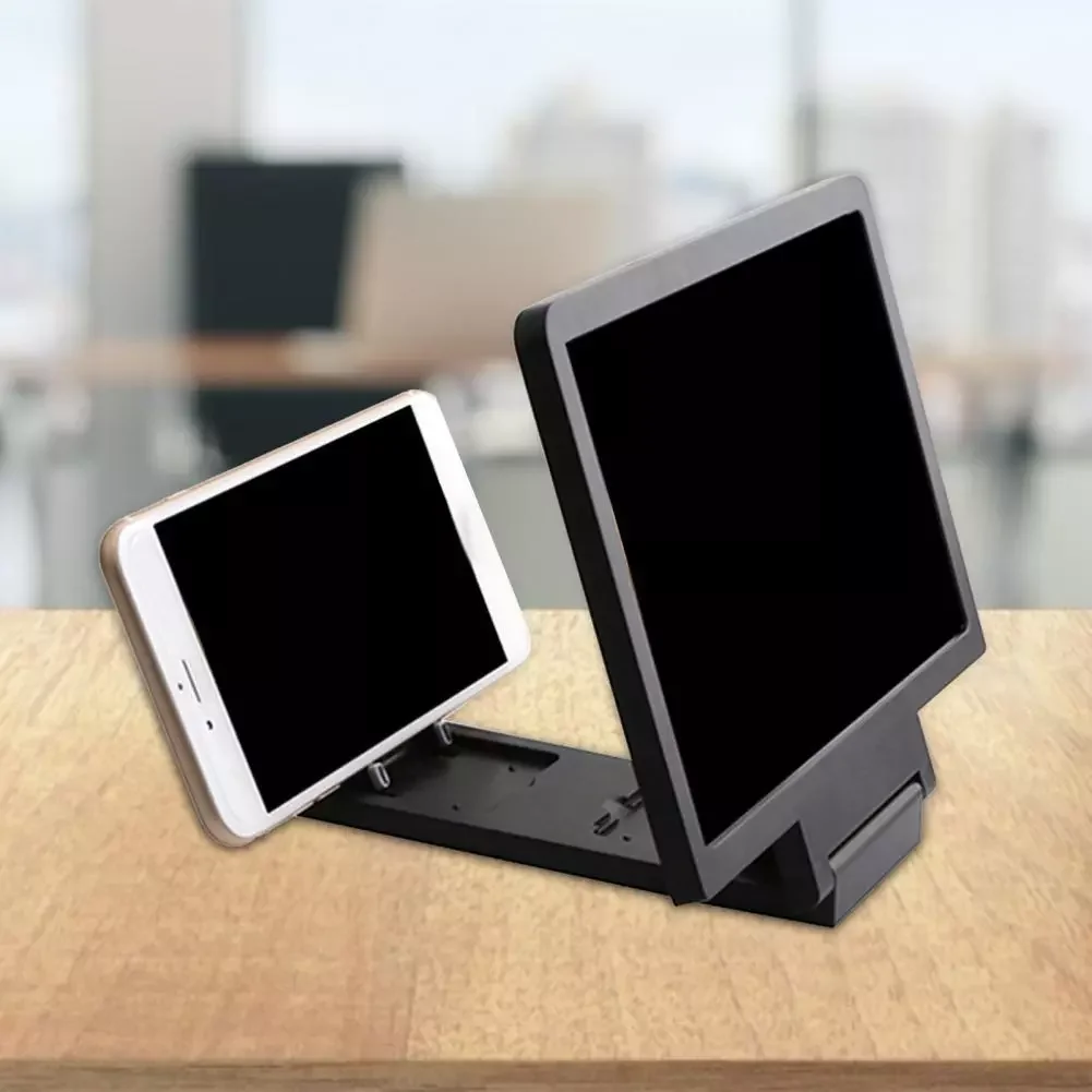 

Holder Durable Magnifier Design Stable Bottom ABS Lens Universal Smart Phone Display Stand Mobile Phone Accessories
