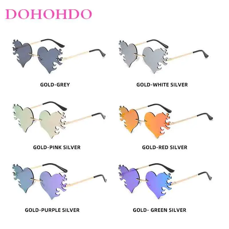 Модные винтажные индивидуальные солнцезащитные очки в форме сердца для женщин