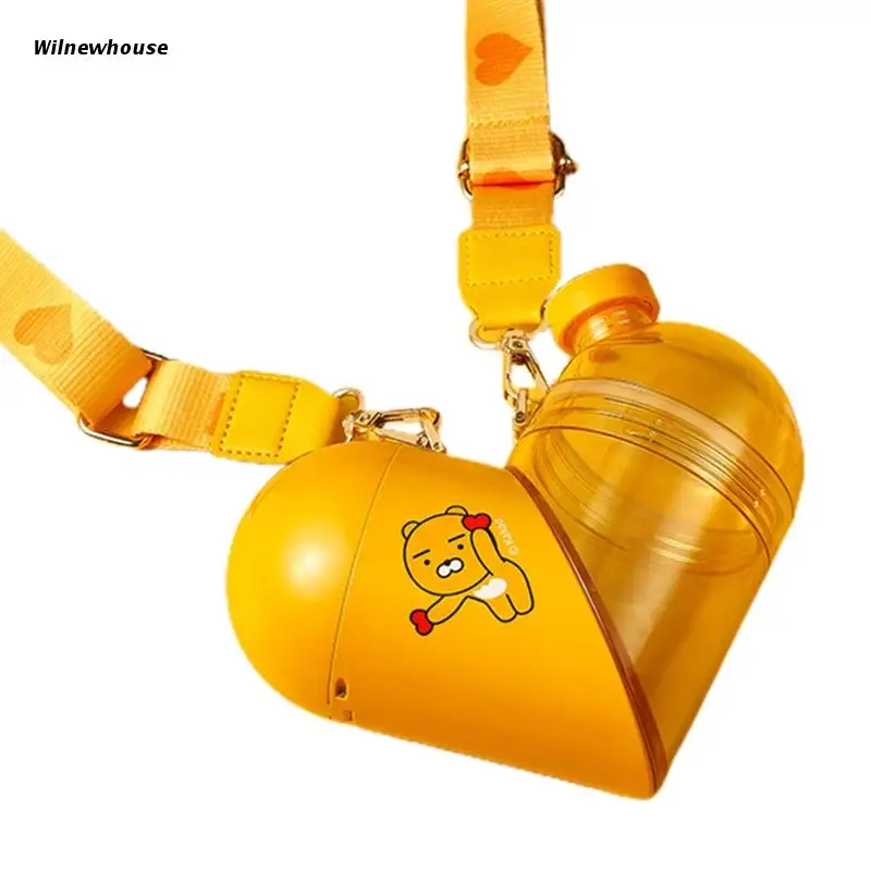 

F63A портативная веревочная бутылка для воды, Спортивная вращающаяся бутылка для воды, милый подарок для детей