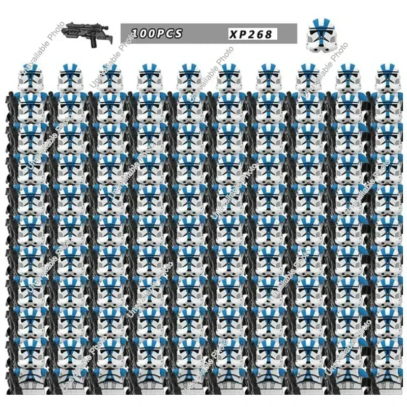 Горячие игрушки 100 шт. фигурка космического фильма Звездные войны CLONE FORCE 99 Wrecker