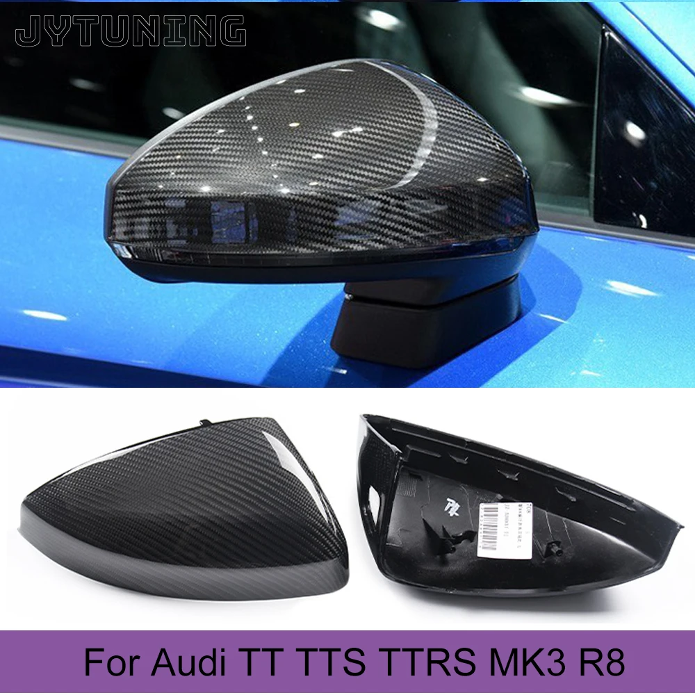 

Сменные колпачки для зеркала заднего вида из углеродного волокна для Audi TT MK3 Тип 8S Coupe 2-Door 2015 - 2017
