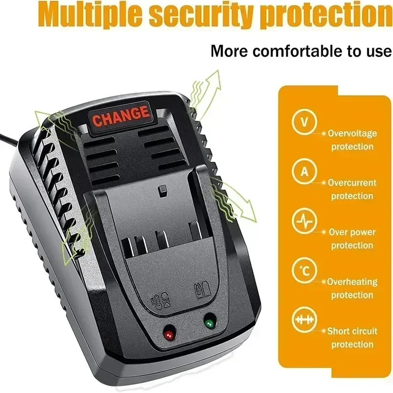 Зарядное устройство для литий-ионного аккумулятора 14 4 В 1 6 А 18 3 Bosch BAT609 BAT609G BAT618