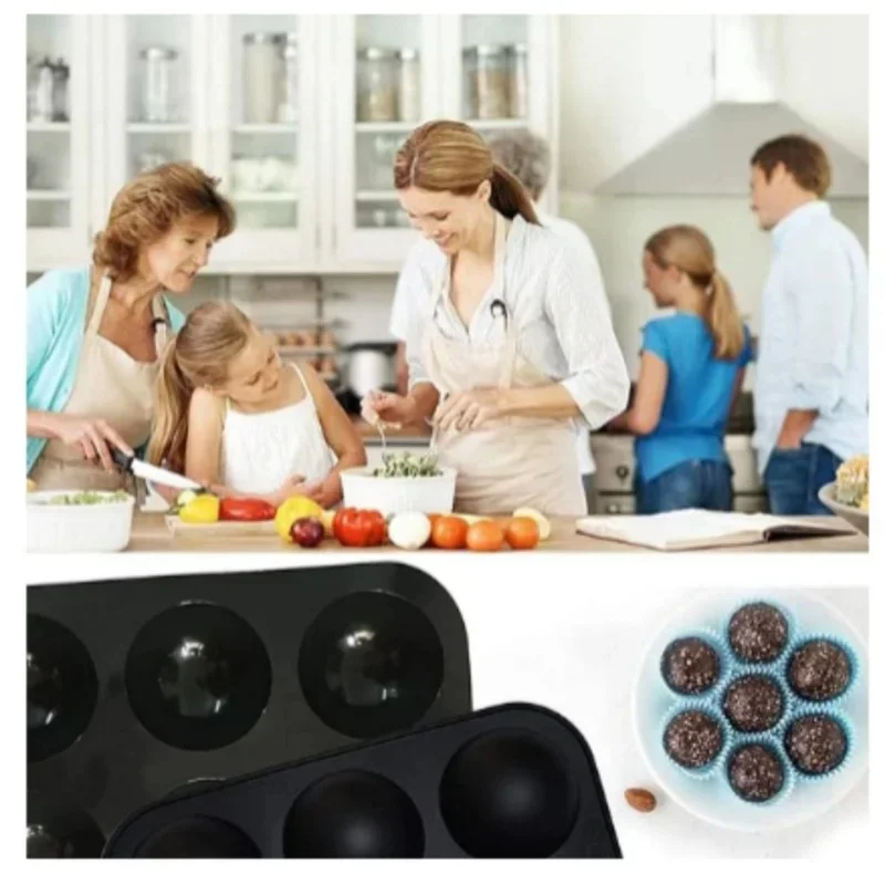 3D Силиконовая Полусферическая Форма Для Торта Выпечки Шоколадных Кексов