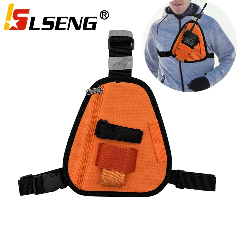 

LSENG тактический жилет нейлон Военная рация сумка кобура тактический ремень поясная сумка для Baofeng UV5R 888S Радио Чехол