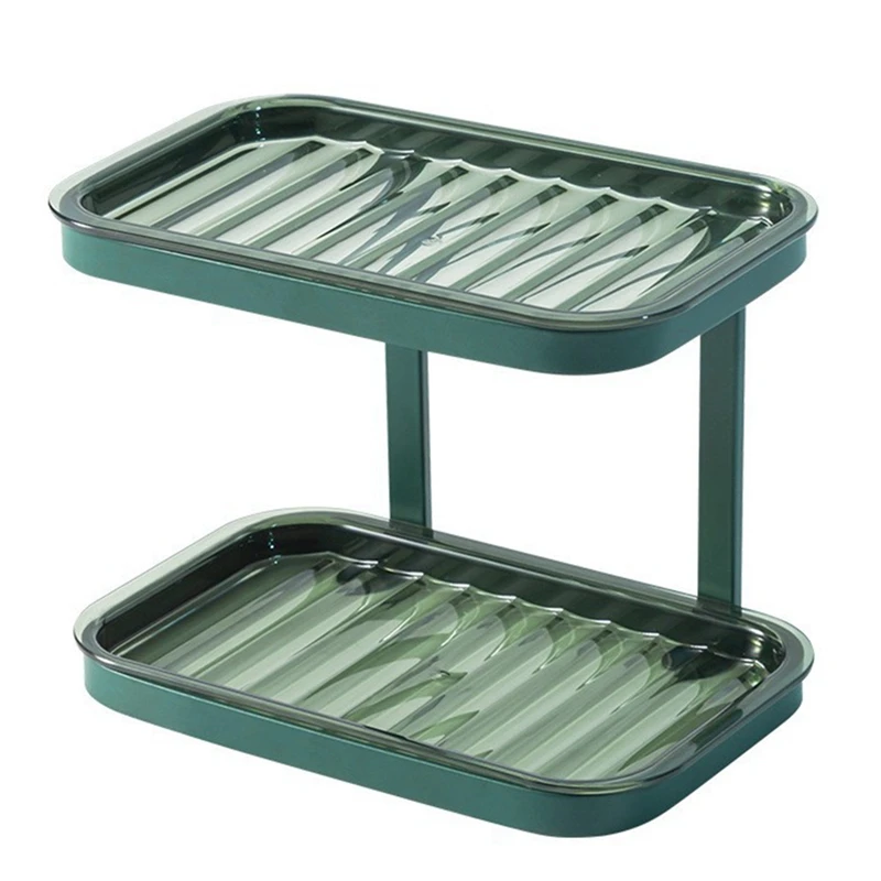 

Light Luxury Soap Box Can Be Wall-Mounted Punch-Free Bathroom Soap Rack Multi-Functional Storage Rack