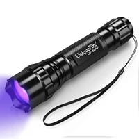 uniquefire 501f uv blacklight flashlight high brightness led torch 365nm mini light waterproof torch for dog pet urine stains