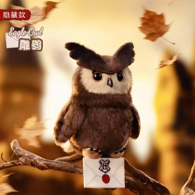 Фото Новинка! Хит продаж! Оригинальный кулон Popmart Gong Magic Owl Series в наличии, коллекционная серия Hedwig, подвеска для сумки, украшение, подарки. №4