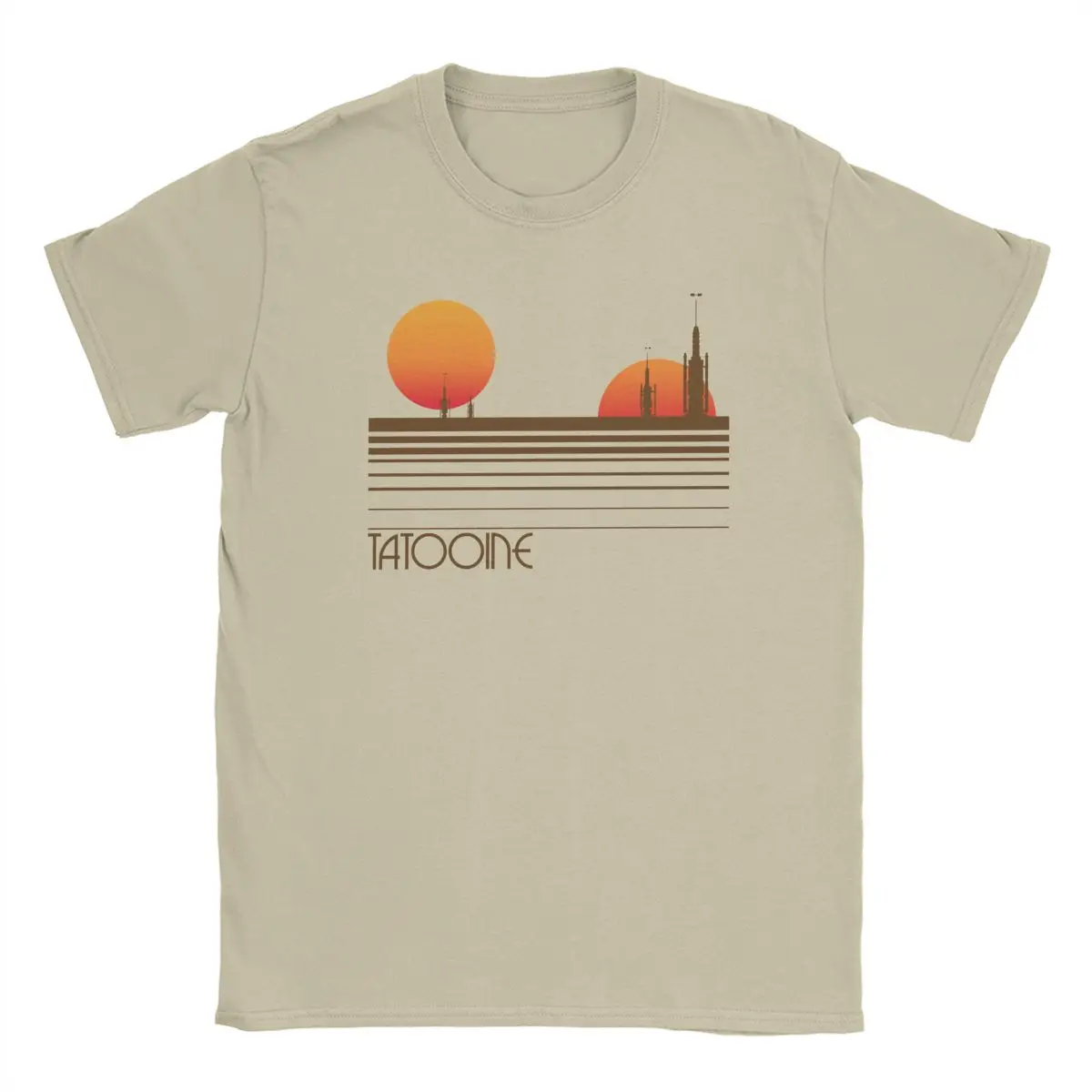 Disney Звездные войны посетите футболка Tatooine для мужчин потрясающие футболки из