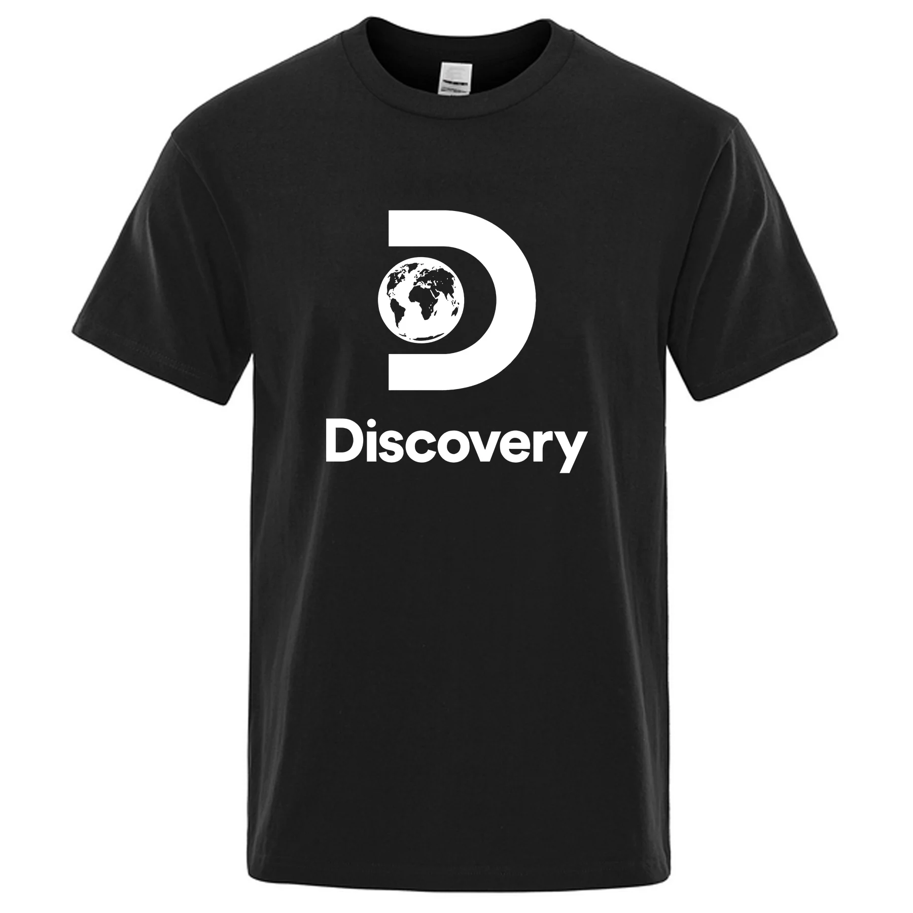 

Amazing Male T Shirt Oversized Casual Discovery Channel Sports Running Essential T-shirt Men T-shirts Graphic Short Sleeve S-3XL