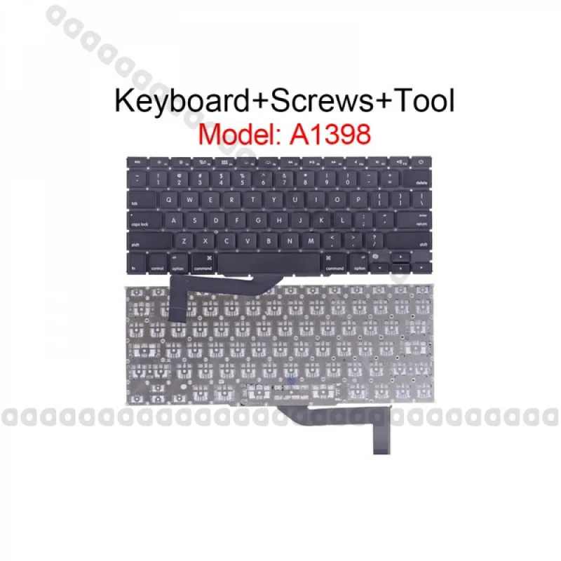 Клавиатура SASA+US для Apple MacBook Pro Retina 15 A1398 с раскладкой ANSI (art.: 3920da451c585) - 3920da451c585