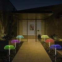 garden lights solar led light outdoor rgb color changing solar pathway lawn lamps for garden decoration landscape lighting