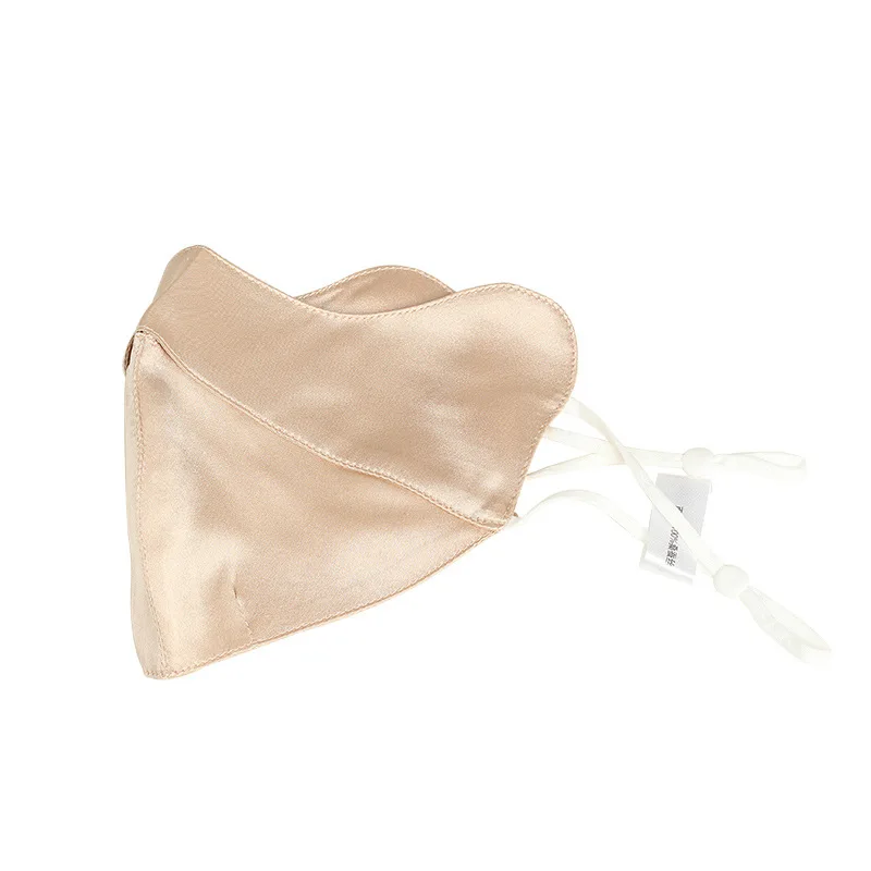 Birdtree 100% шелк тутового шелкопряда маска от солнца для мужчин и женщин двухслойная