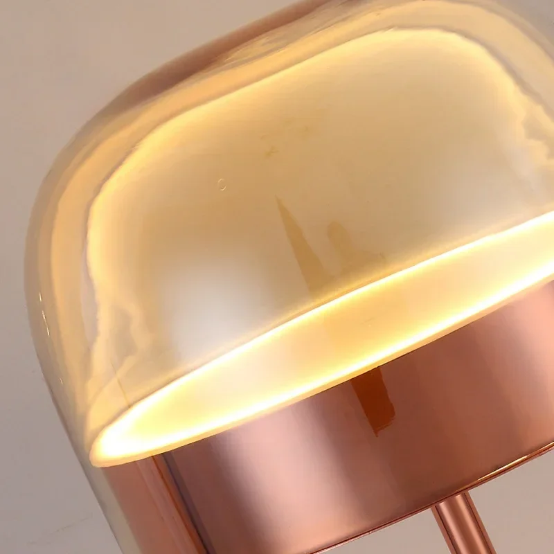 Скандинавская настольная лампа для спальни современная простая теплая и уютная