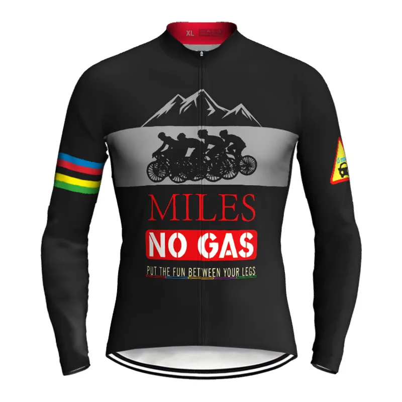 

Pro Long Sleeve Road Jersey Cycling Clothes Bike Shirt Downhill Coat Bicycle Wear Champion Top Sweater Bicycling Black Jacket