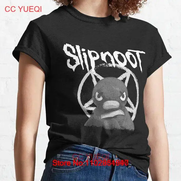 Классическая футболка Slipnoot Pingu с белым принтом