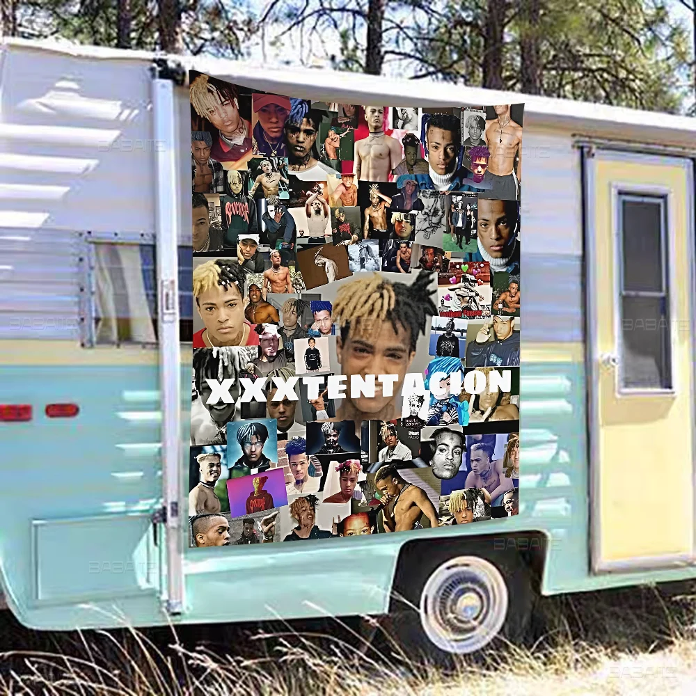 Хип-хоп Z-XXXTentacion Высококачественная баннерная печать Художественная атмосфера