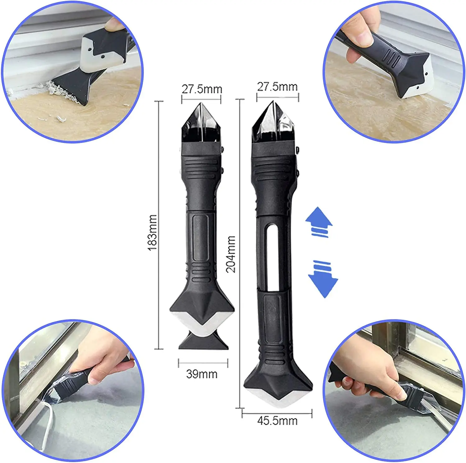 Силиконовые инструменты для герметизации 5 в 1 скребок герметичной отделки 4-35 шт.