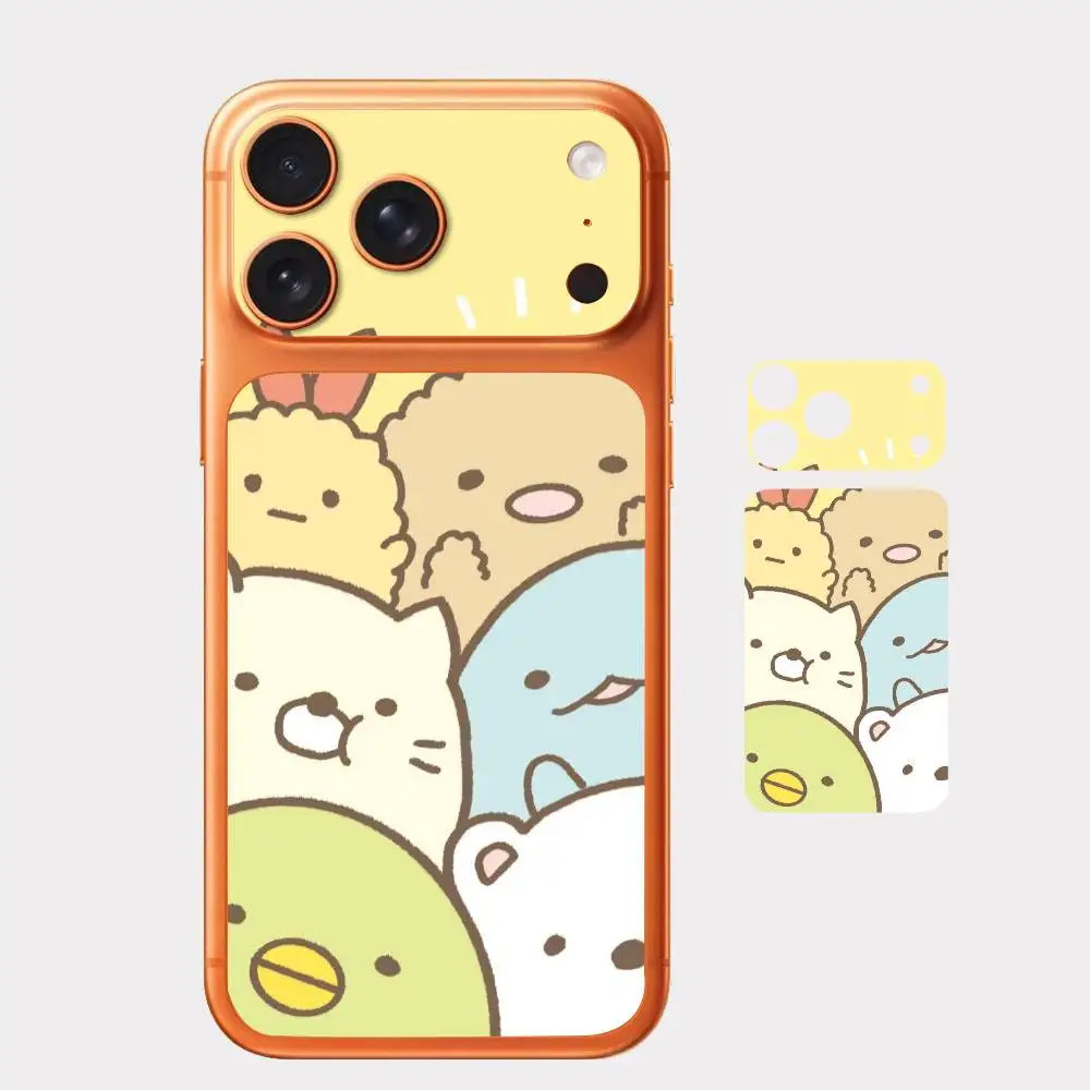 Фото Милая защитная пленка с изображением персонажей S-Sumikko Gurashi для iPhone 17 Pro и 17 ProMax, устойчивая к царапинам. №4