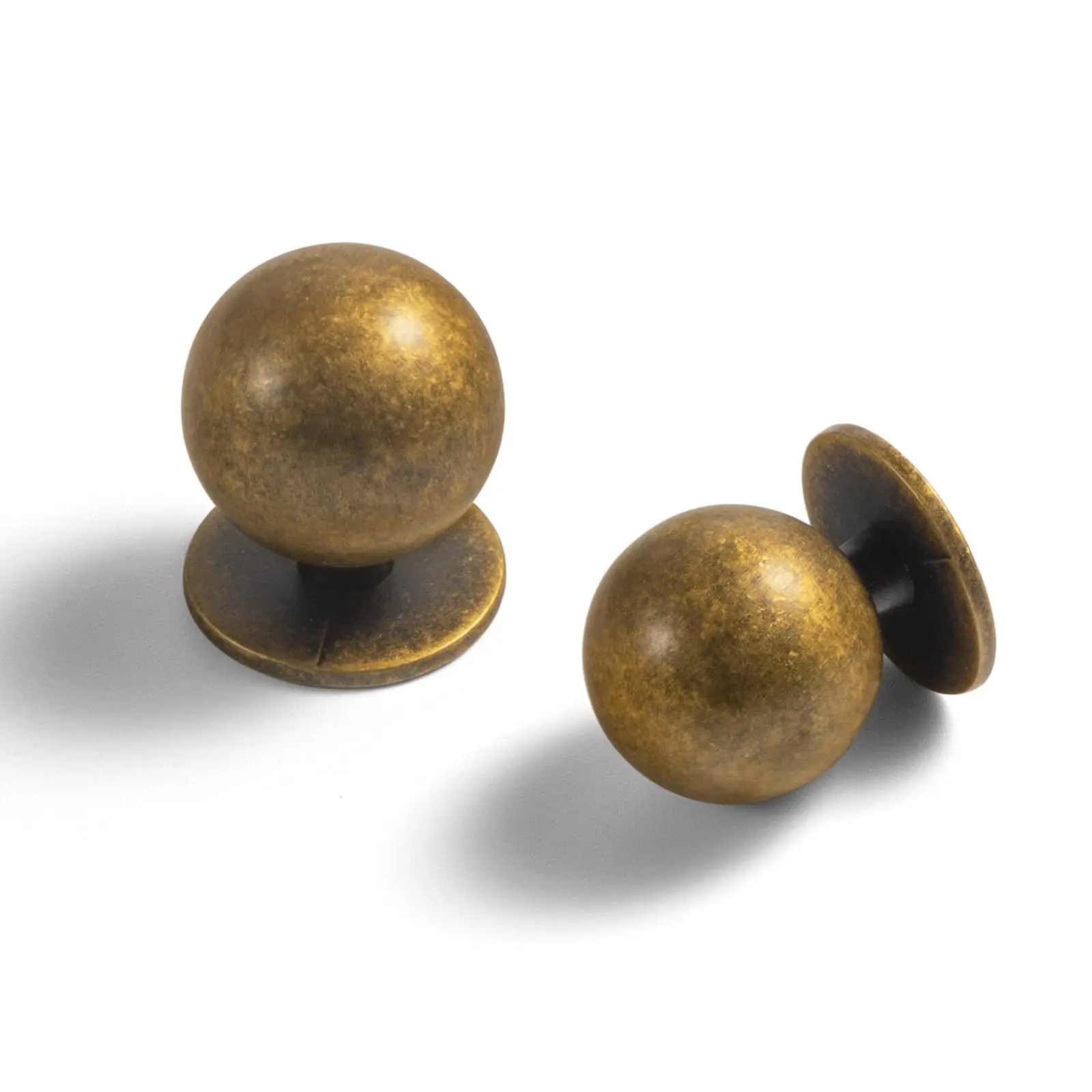 Goo-Ki 1 или 12 комплектов антикварных латунных ручек для шкафа черные круглые ручки