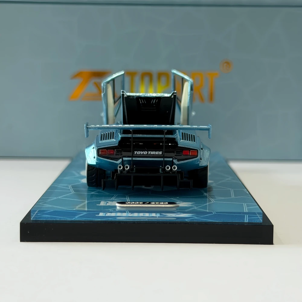 TOPART 164 Эксклюзивная модель автомобиля Lamborghini Countach Widebody LBWK (Малайзия), литая под давлением (art.: 3920dbcf70d94) - 3920dbcf70d94