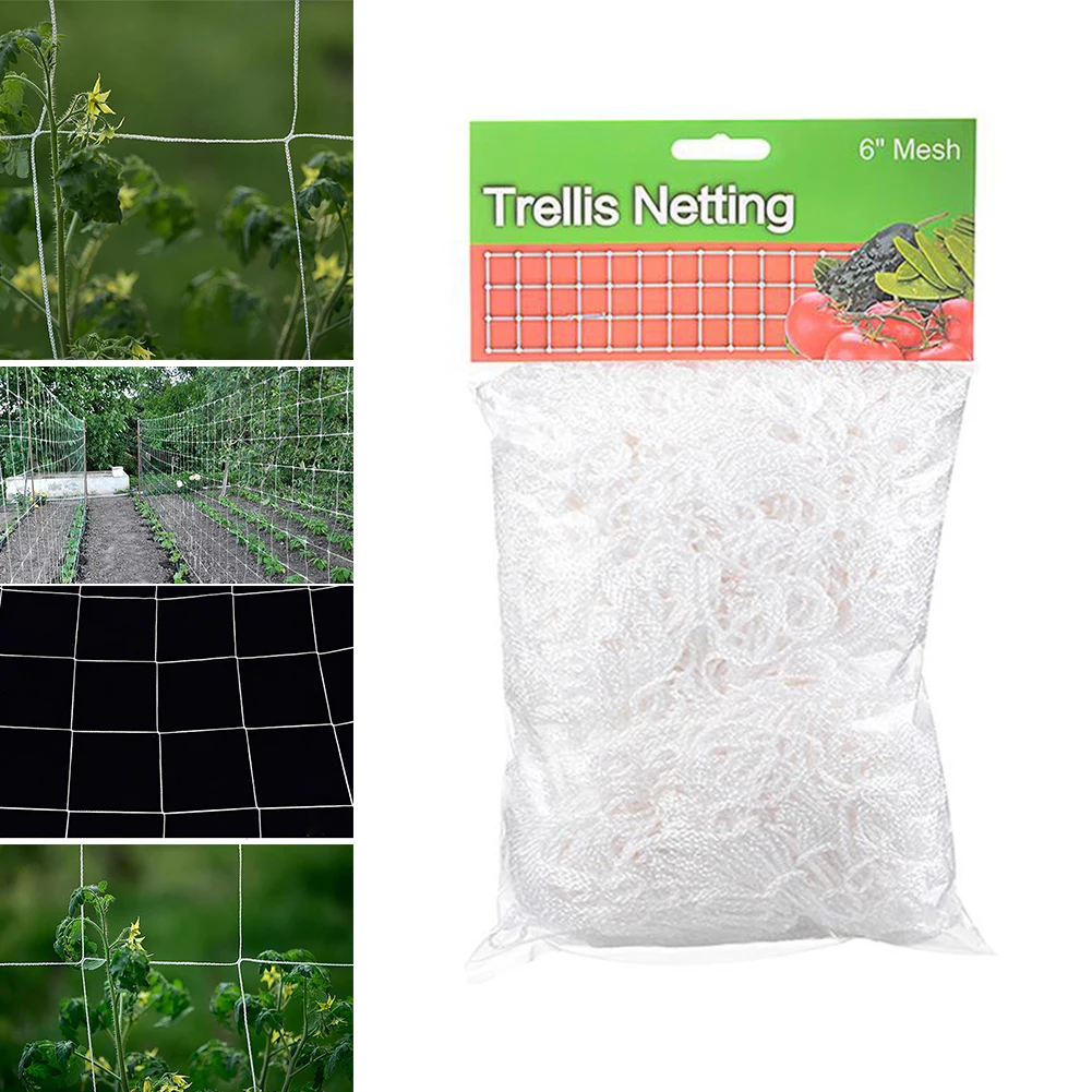 

High Quality Trellis Netting Climbing Nets 5*15FT Gardening Woven Heavy-duty